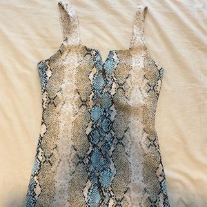 Snake Print tank top